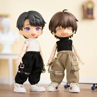 オビツ11 ドール 人形 服 衣装 パンツ クールチェーン カーゴパンツ ボトムス 長ズボン アウトフィット …
