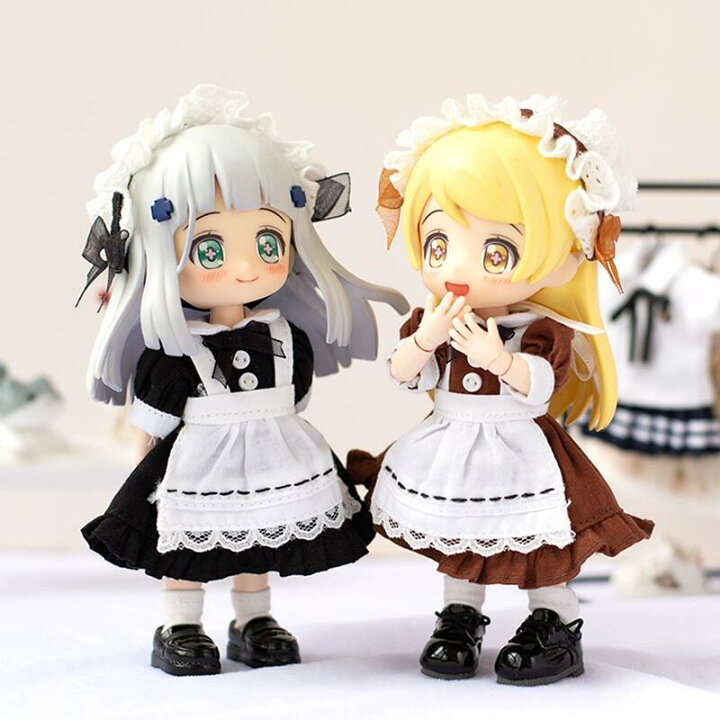 楽天市場】オビツ11 ドール 人形 服 ヴィンテージ メイド ドレス 3点 