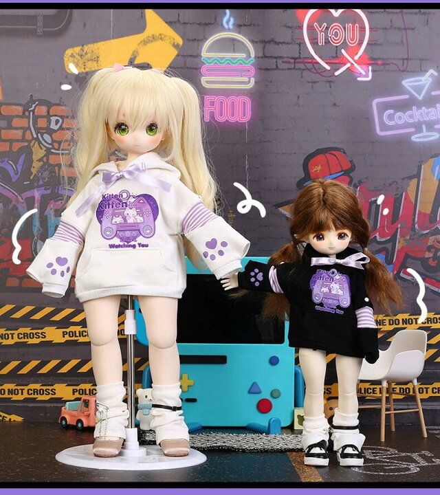 楽天市場】球体関節人形 1/6 1/4 幼SD ドール 人形 服 衣装 キャット 