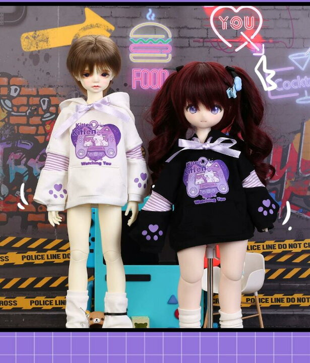 楽天市場】球体関節人形 1/6 1/4 幼SD ドール 人形 服 衣装 キャット 