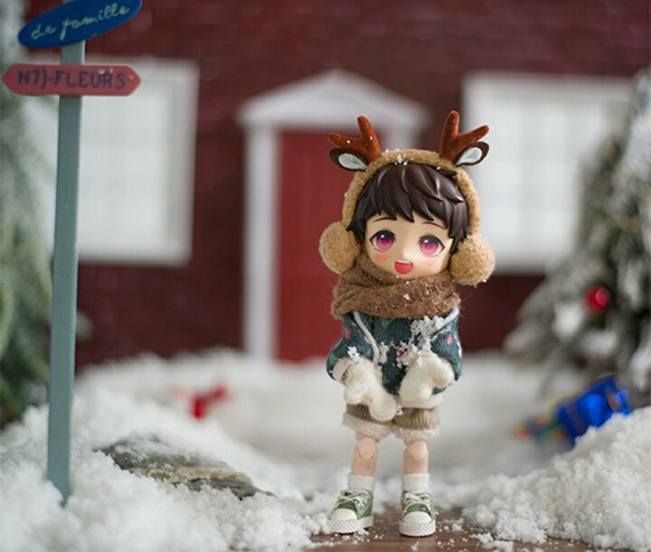 楽天市場】オビツ11 ドール 人形 服 かわいい トナカイ ニットセーター 