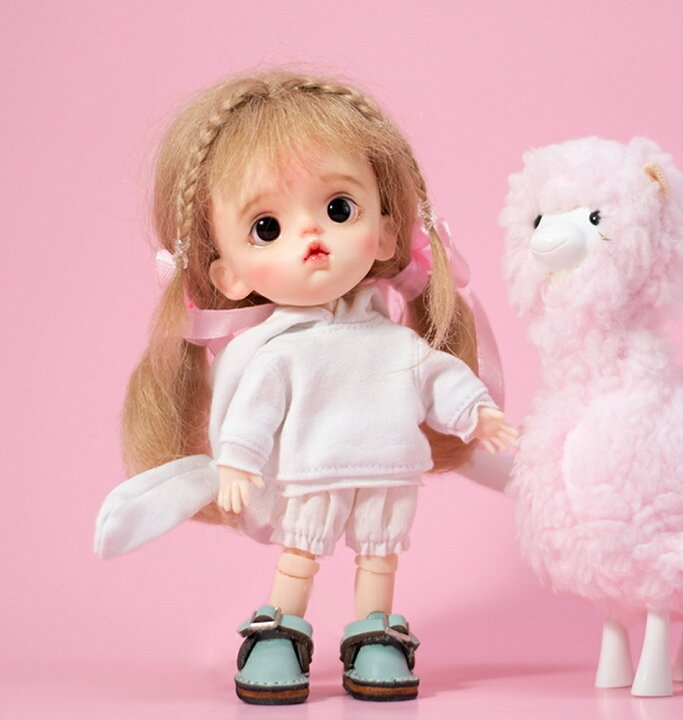 楽天市場】オビツ11 ドール 人形 服 衣装 うさ耳パーカー ポケット 