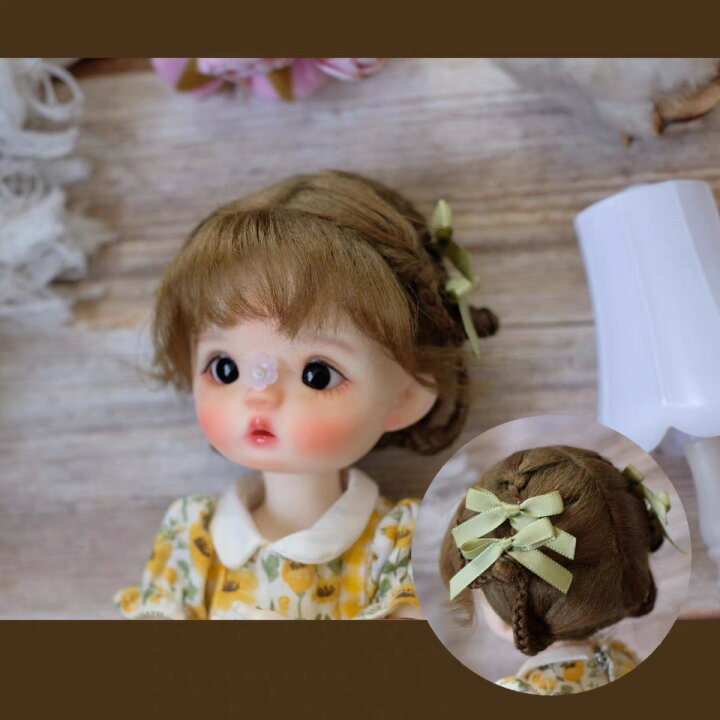 楽天市場】球体関節人形 BJD ウィッグ かつら 1/4 1/6 1/8 オビツ11  