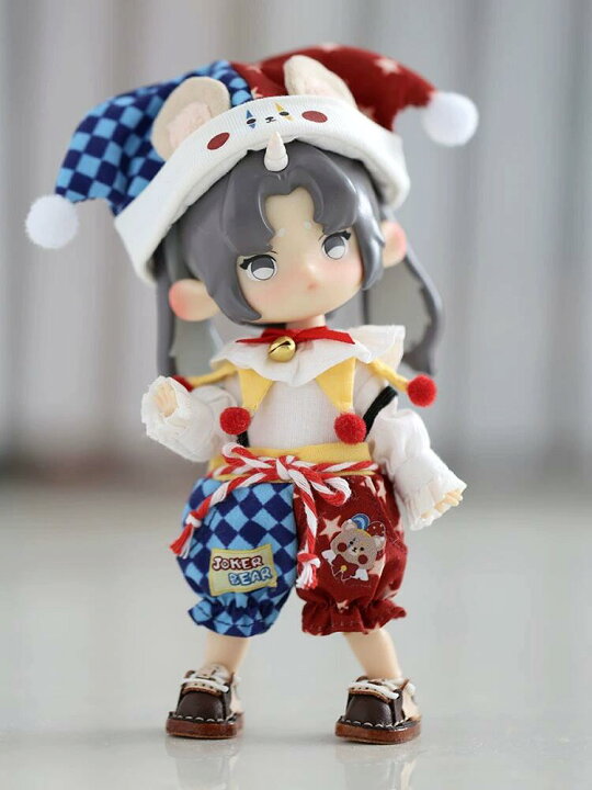 楽天市場】オビツ11 ドール 人形 服 サーカス ピエロ スーツ 3点セット 