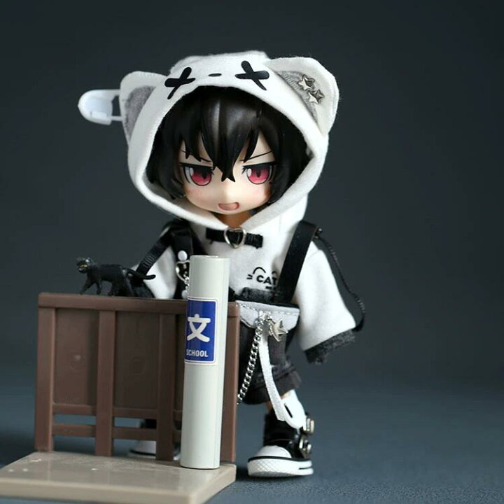 楽天市場】オビツ11 ドール 人形 服 甘辛 キャット 猫 3点セット 