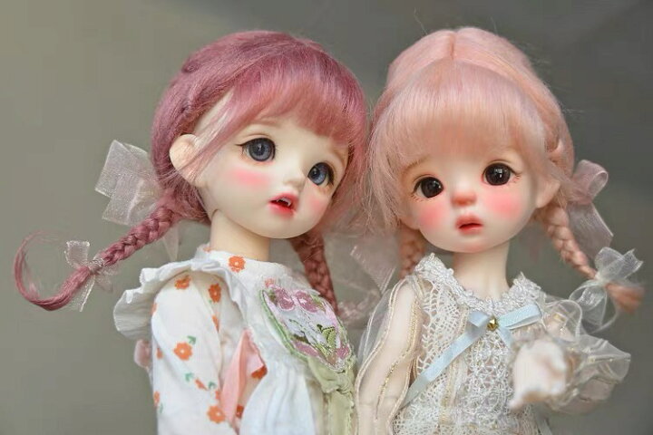 楽天市場】球体関節人形 BJD ウィッグ かつら 1/4 1/6 1/8 オビツ11 