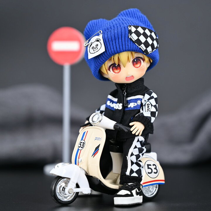 楽天市場】オビツ11 ドール 人形 服 衣装 くまさんバイクスーツ 