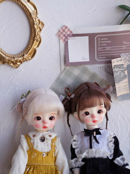 楽天市場】球体関節人形 BJD ウィッグ かつら 1/4 1/6 1/8 オビツ11 