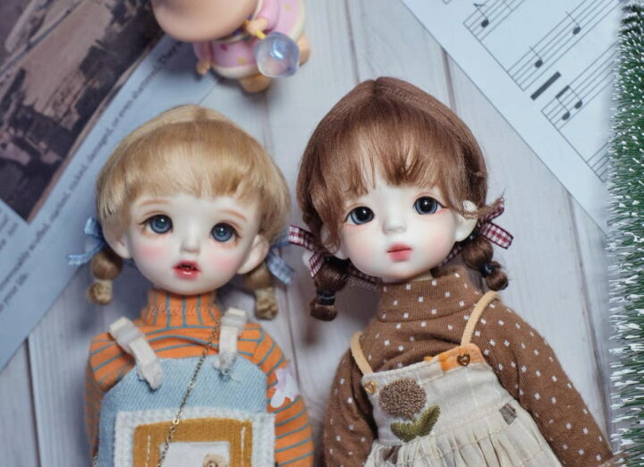 楽天市場】球体関節人形 BJD ウィッグ かつら 1/4 1/6 1/8 オビツ11 