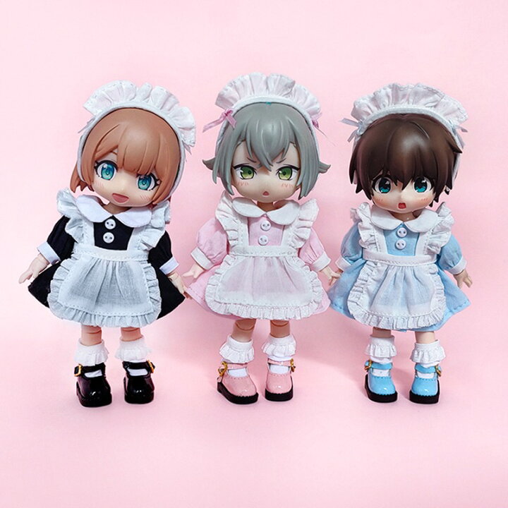 楽天市場】オビツ11 ドール 人形 服 衣装 メイド服 メイドさん ドレス 