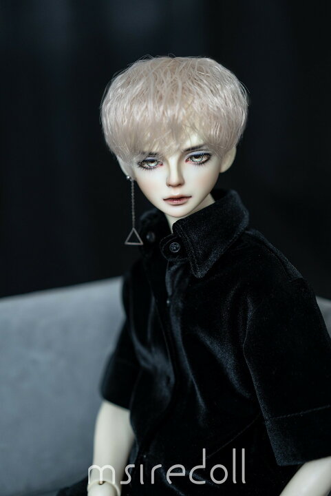 楽天市場】ドール ウィッグ 短髪 ショート 髪 1/3 SD BJD 男の子 球体 