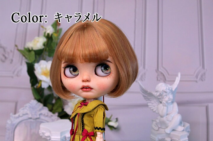 楽天市場】ブライス blythe ウィッグ ショート ボブ ショートカット  