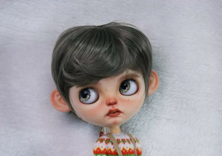 楽天市場】ブライス ネオブライス 男の子 ウィッグ bjd かつら 