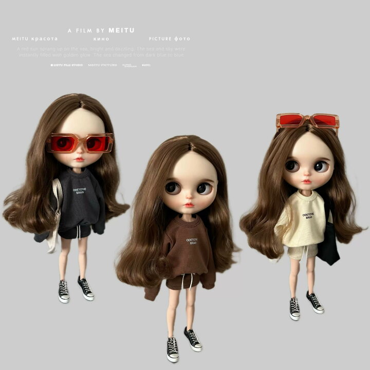 楽天市場】ブライス blythe スウェット スカート トップス&ボトムス 2 