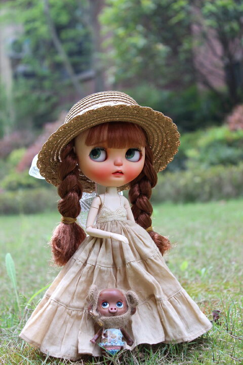 楽天市場】ブライス ネオブライス bjd 帽子 ハット 麦わら帽子 