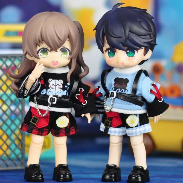楽天市場】オビツ11 ドール 人形 服 くま 3点セット トップス&ボトムス 