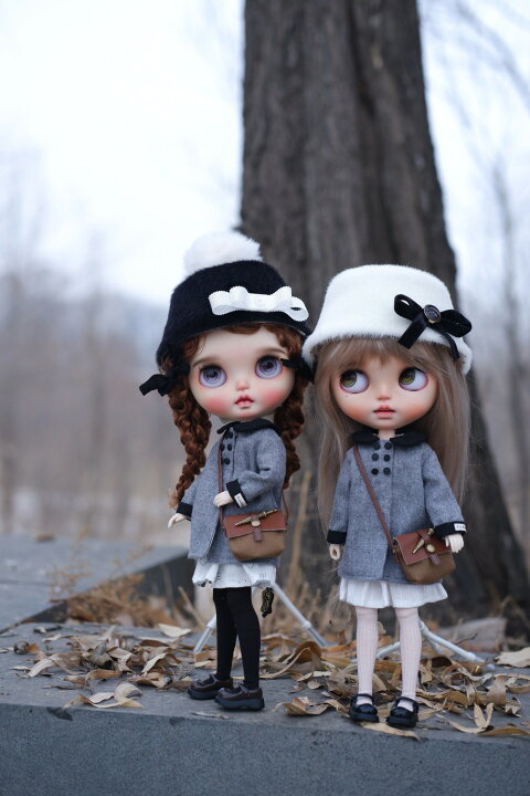 楽天市場】ブライス ネオブライス blythe 秋冬 グレーコート おしゃれ 