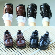 オビツ11 ドール 人形 靴 シューズ 制服風 ローファー クラシック ローファーシューズ 1/12スケールBJD対…