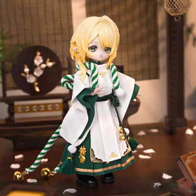 1/12 BJD 男の子 ドール衣装セット オビツ11 ドール 人形 服 コスプレ ドール服 森の鈴音 OB11 ドール 可愛い コスチューム イベント 仮装 5点セット 単&狩衣&袴&バックリボン&帯 オビツ 11cm ねんどろいど オビツろいど 人形用 着せ替え 衣装 男 男性