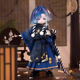 1/12 BJD 男の子 ドール衣装セット オビツ11 ドール 人形 服 コスプレ ドール服 帰海聴潮 OB11 ドール 可愛い コスチューム イベント 仮装 5点セット 単&狩衣&袴&バックリボン&帯 オビツ 11cm ねんどろいど オビツろいど 人形用 着せ替え 衣装 男 男性