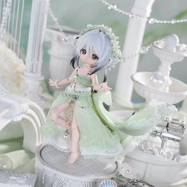 COME4FREE 童話シリーズ ミューズのささやき トップス ロングトレーン パールアクセサリー スカート ヘッドドレス 5点セット ドール服 ドール衣装 1/12 BJD OB11 オビツ11 アウトフィット セット ねんどろいどどーる P9 UFDOLL Penny’s Box対応 人形服 SIMONTOYS Bonnie