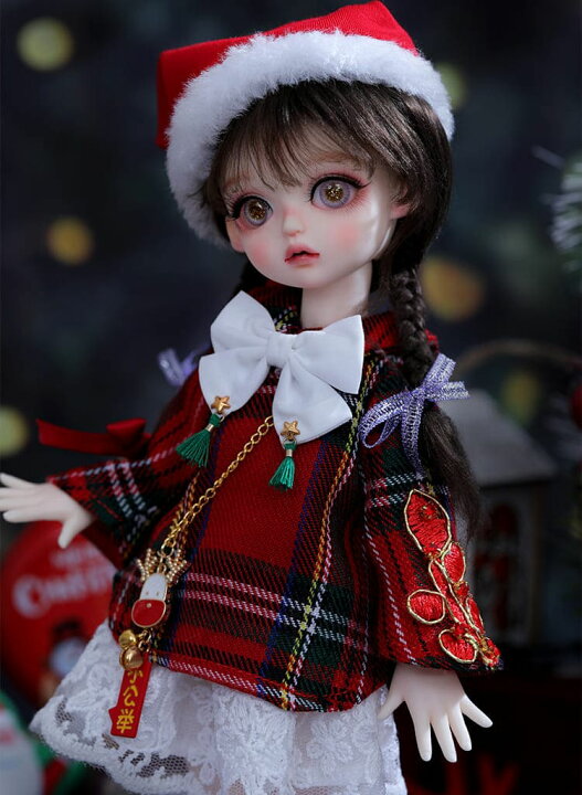 楽天市場】球体関節人形 女の子 Macaron クリスマス フルセット 本体 