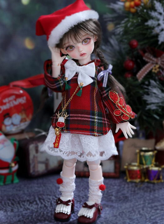 楽天市場】球体関節人形 女の子 Macaron クリスマス フルセット 本体 