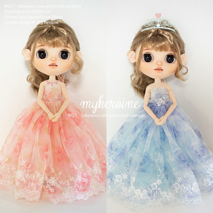 楽天市場 全11色 ブライス 洋服 レース ドレス 衣装 お姫様 女の子 ピンク ブルー Blythe 服 洋服セット パーティ 人形 ブライス用ドレス ネオブライス 服 Bjd 球体関節人形 着せ替え 人形 可愛い Doll ドール My Heroine