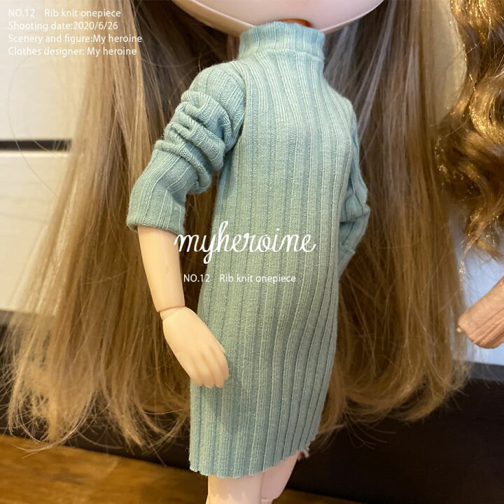 経典ブランド経典ブランド緑ドットホルターネック 水着・・・ブライス リカちゃん Momoko 小物 ドットフリルホルターネック水着・・・ブライス、リカちゃん、momoko