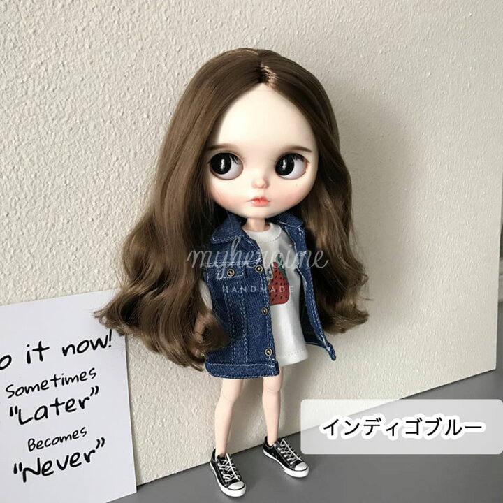 楽天市場】ブライス ネオブライス ベスト デニム bjd 服 洋服 カスタム 