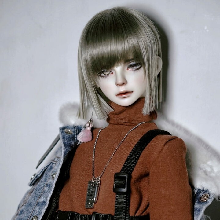 楽天市場】全7色 ドール ウィッグ 短髪 ショート 髪 1/3 SD BJD 男の子 
