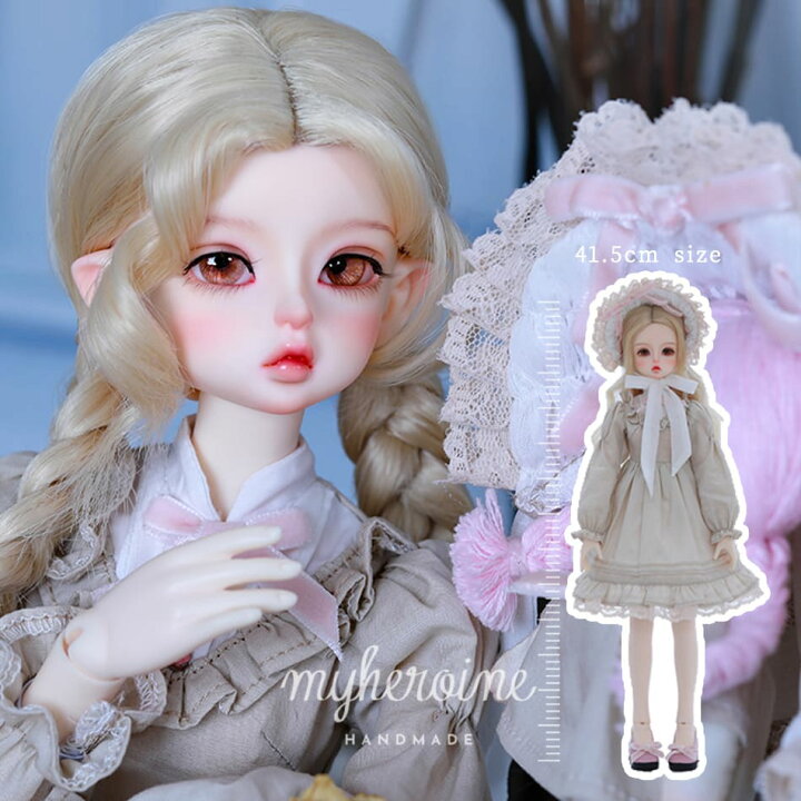 楽天市場 ドール 人形 女の子 Uki 本体 服 ウィッグ フルセット 球体関節人形 Bjd 1 4 ドール 洋服セット ハンドメイド ボディ 球体 関節 セット ドール服 服 カスタムドール My Heroine