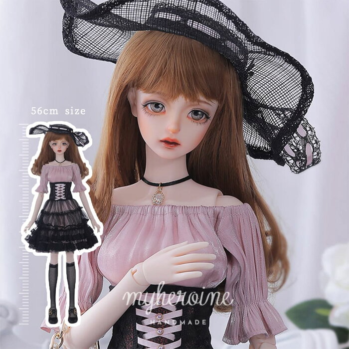 メイク済ドール ドール本体 人形 女の子 Yoko 本体 服 ウィッグ フルセット 球体関節人形 Bjd 1 3 ドール 洋服セット ハンドメイド ボディ 球体 関節 セット ドール服 服 カスタムドール長い髪 サイズ56cm 人形本体 アイ 顔メイク ウィッグ 服 靴 Product Details
