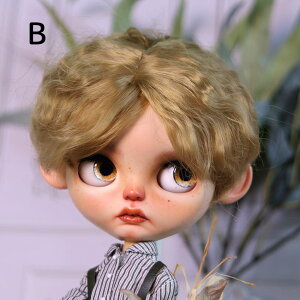 楽天市場 ブライス Blythe ウィッグ ショート ショートカット 短髪 ブラウン 人形 ネオブライス Bjd 球体関節人形 My Heroine