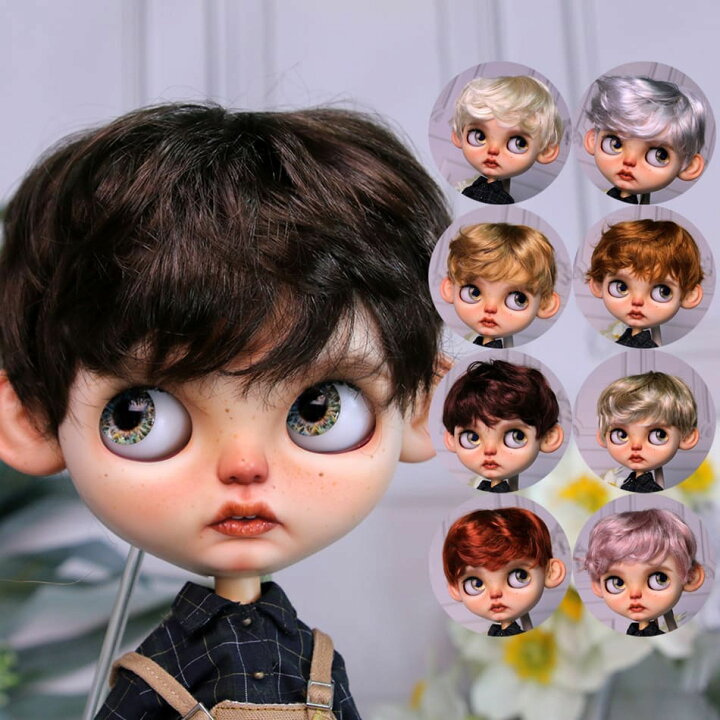 楽天市場】ブライス blythe ウィッグ ショート ショートカット 短髪 