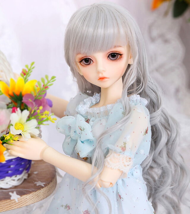 楽天市場】球体関節人形 女の子 フルセット 本体 服 ウィッグ BJD 1/4 