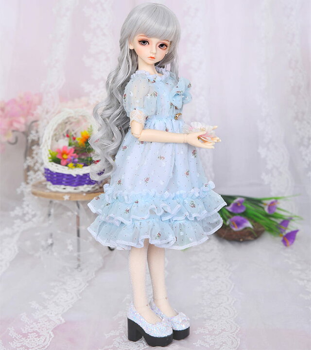 楽天市場】球体関節人形 女の子 フルセット 本体 服 ウィッグ BJD 1/4 