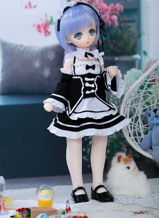 楽天市場】球体関節人形 女の子 フルセット 本体 服 ウィッグ BJD 1/4 