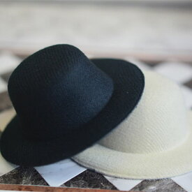 オビツ11 礼帽 ハット 帽子 被り物 紳士帽 ブラック ホワイト ob11 GSC P9 MOLLY ドール 人形 衣装 アクセサリー