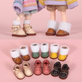オビツ11 ドール 人形 靴 ブーツ レッド/グリーン/イエロー/ピンク/グレー/ブラック/ベージュ/ブラウン オビツ 11cm ob11 ねんどろいど オビツろいど 人形靴 人形用靴