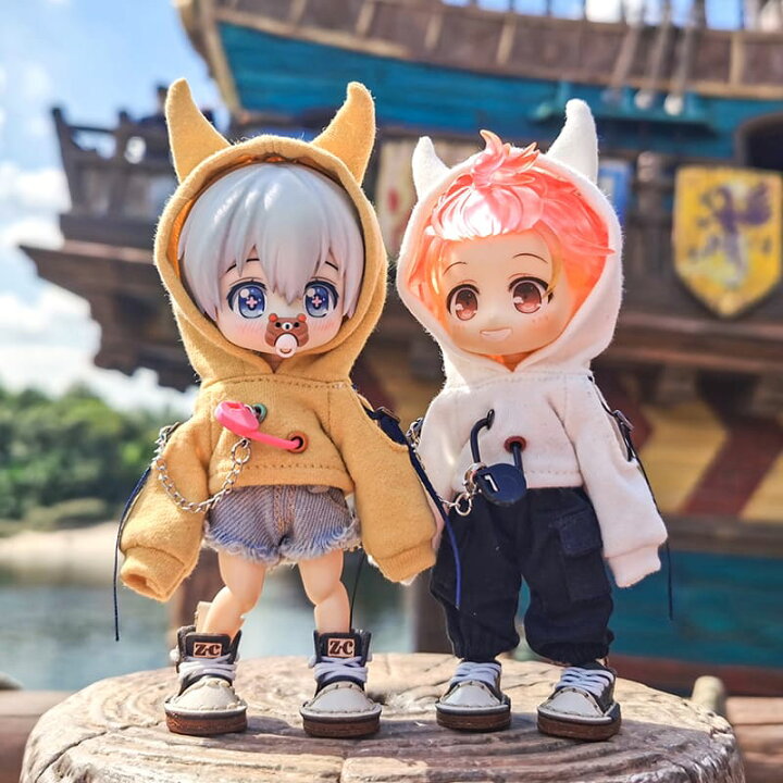 楽天市場】オビツ11 ドール 人形 服 衣装 アウター パーカー アウト 