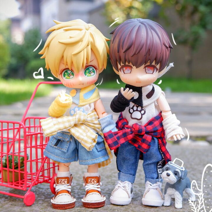楽天市場 オビツ11 ドール 人形 服 衣装 ボトムス パンツ ズボン スーツ チェック アウトフィット オビツ 11cm Ob11 ねんどろいど オビツろいど 人形服 人形用服 My Heroine