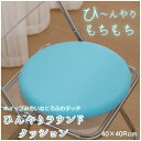 【ひんやり生地使用】接触冷感淡雪生クッション 円形 夏用 接触冷感 低反発 低反発クッション クッション 冷感クッション 冷たいクッション つめたいクッション 夏用クッション クッションカバー不要 椅子用クッション 椅子用座布団