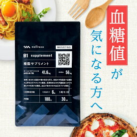 【公式】wellreco 糖脂サプリメント 血糖値 糖質コントロール ＜機能性表示食品＞30日分 ターミナリアベリリカ GABA 中性脂肪 脂肪や糖の吸収を抑える 内臓脂肪 おなかの脂肪 BMI 血圧 ストレス