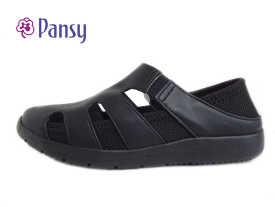 Pansy(パンジー）4335 BLACK ブラック 【レディース】サンダル サマーシューズ スポーティー お出かけ リゾート 吸水性 速乾性 通気性 クッション性 歩きやすい 屈曲性 涼しい