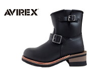 AVIREX(アビレックス)AV-2225-01 HORNET BLACK/ブラック【定番】【エンジニアブーツ】ホーネット ショー…
