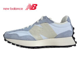 new balance(ニューバランス)MS327CG BLUE ブルー【2022AW】【秋冬新作】ユニセックスデザイン レディースニューバランス メンズニューバランス ビッグNロゴ 軽量スニーカー レトロデザイン カジュアルスニーカー 正規販売代理店 スエード/ナイロン 水色カラー