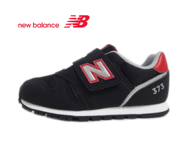 new balance(ニューバランス)IZ373AA2 BLACK ブラック【2024SS】【春夏新作】ベビーニューバランス キッズニューバランス 子供靴 ベロクロタイプ ファーストシューズ 出産祝い プレゼント 男の子スニーカー 女の子スニーカー ワイズW