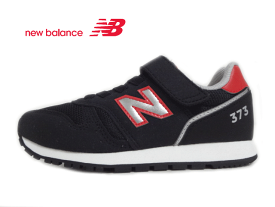 new balance(ニューバランス)YV373AA2 BLACK ブラック【オススメ】キッズニューバランス 子供靴 ベロクロタイプ オールデニム プレゼント 男の子スニーカー 女の子スニーカー ワイズM