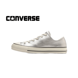 CONVERSE LEATHER ALL STAR (R) OX (レザー オールスター(R) OX SILVER シルバー【2024】レディースコンバース メンズコンバース 素材アレンジモデル レザーを採用 正規販売代理店